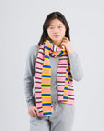 Verloop - Zipper Stripe Big Scarf -