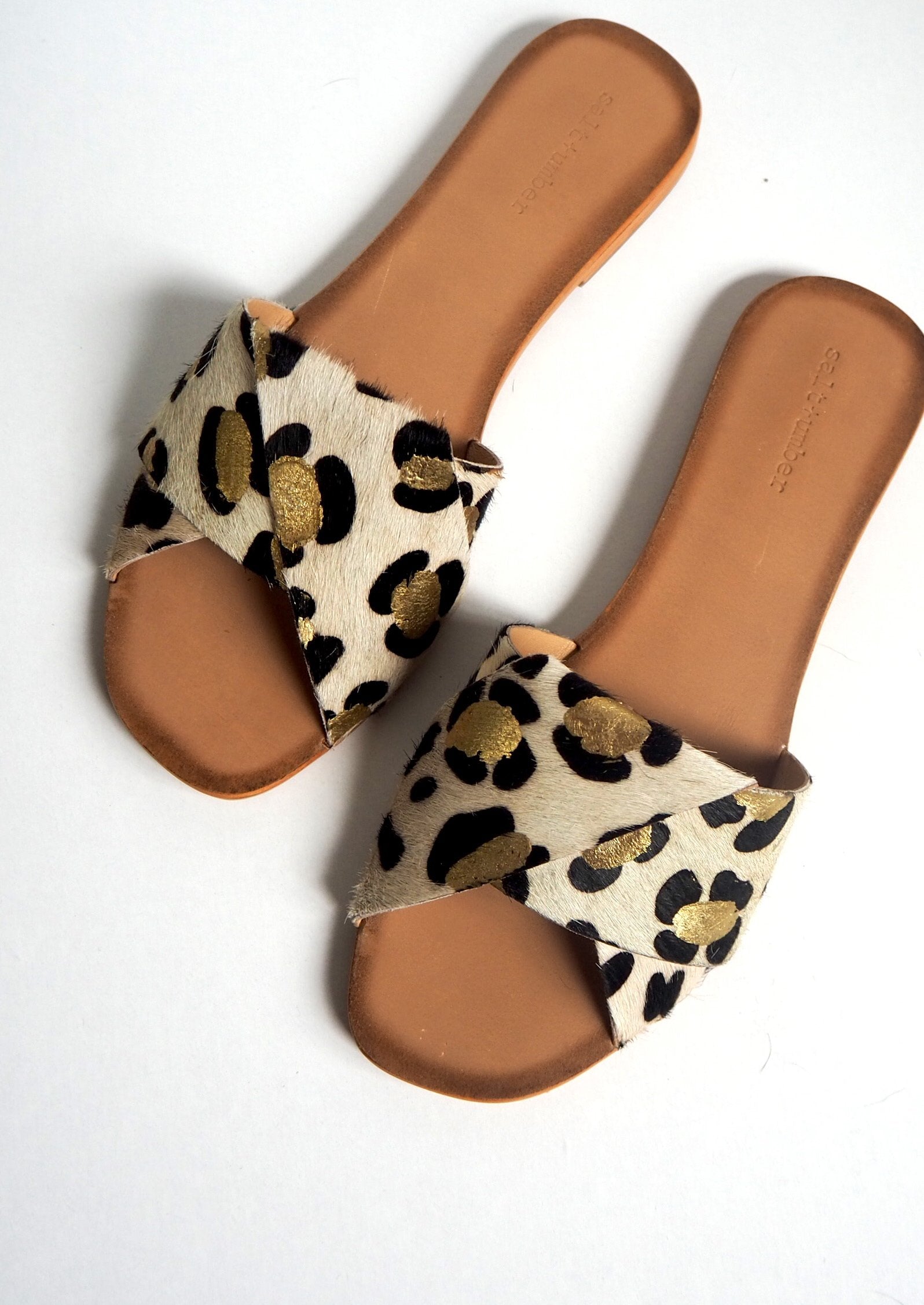 salt + umber - Bora Bora - Leopard Metallic -
