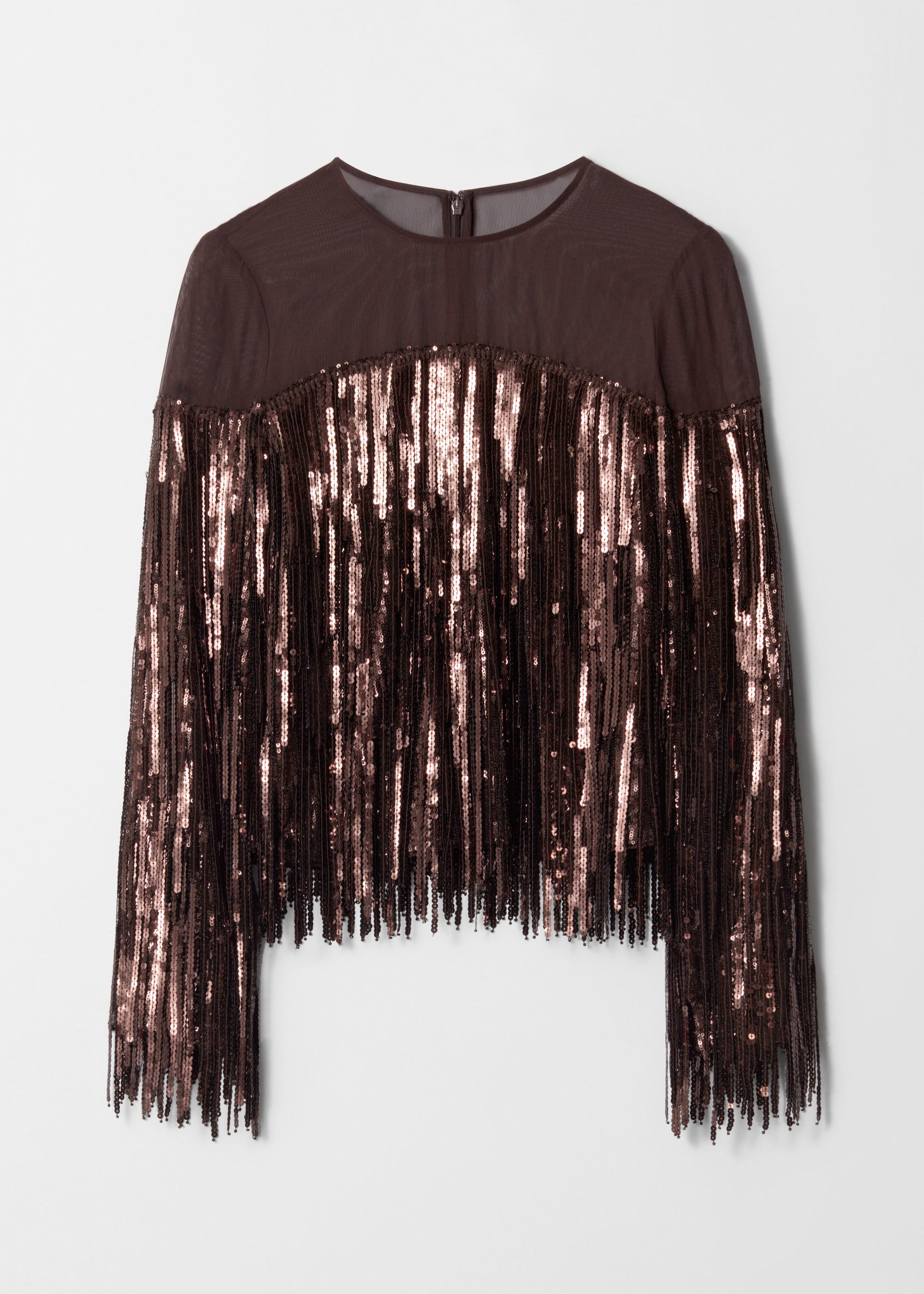 & Other Stories - Renee Sequin Top - Brown -
