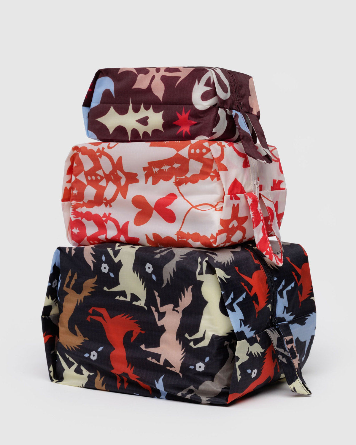 Baggu - 3D Zip Set - Western Cut-Outs -