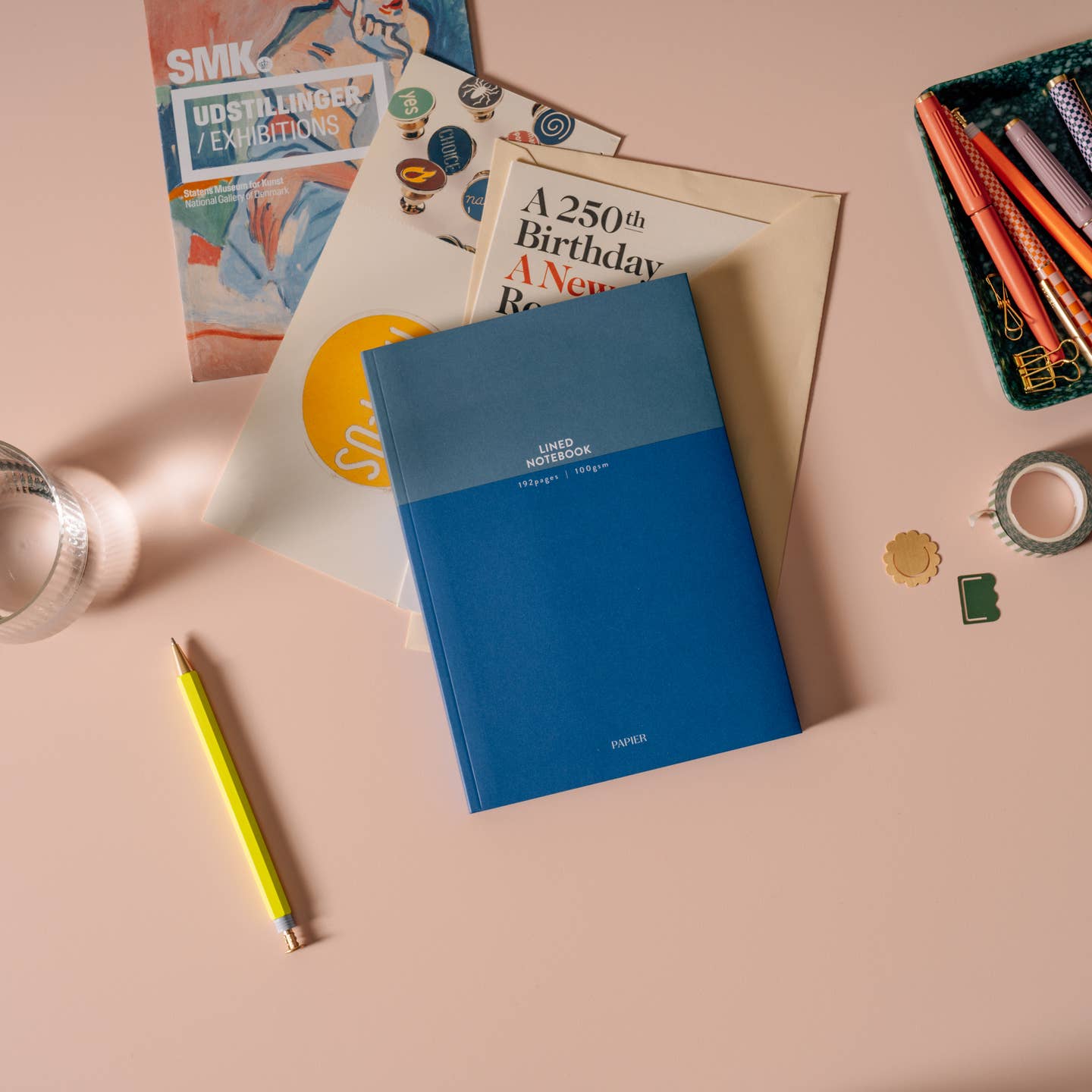 Papier - Colorblock Softcover Lined Notebook with Fold Outs -