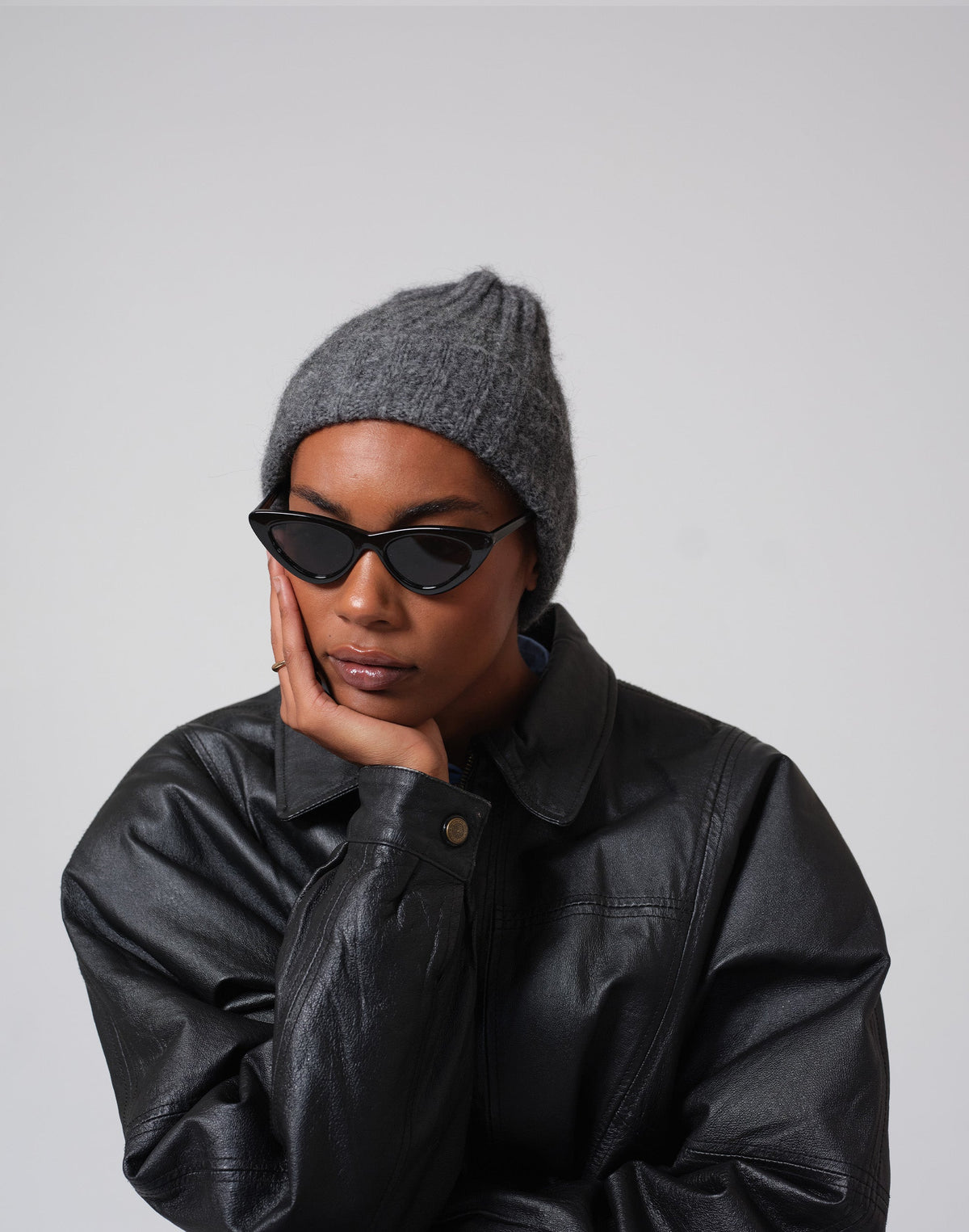 Hyer Goods - Alpaca Chunky Wool Rib Beanie -