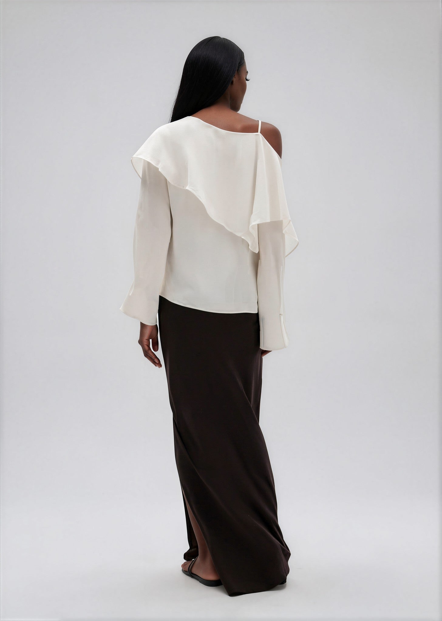 & Other Stories - Lollo Silk Blouse - White -