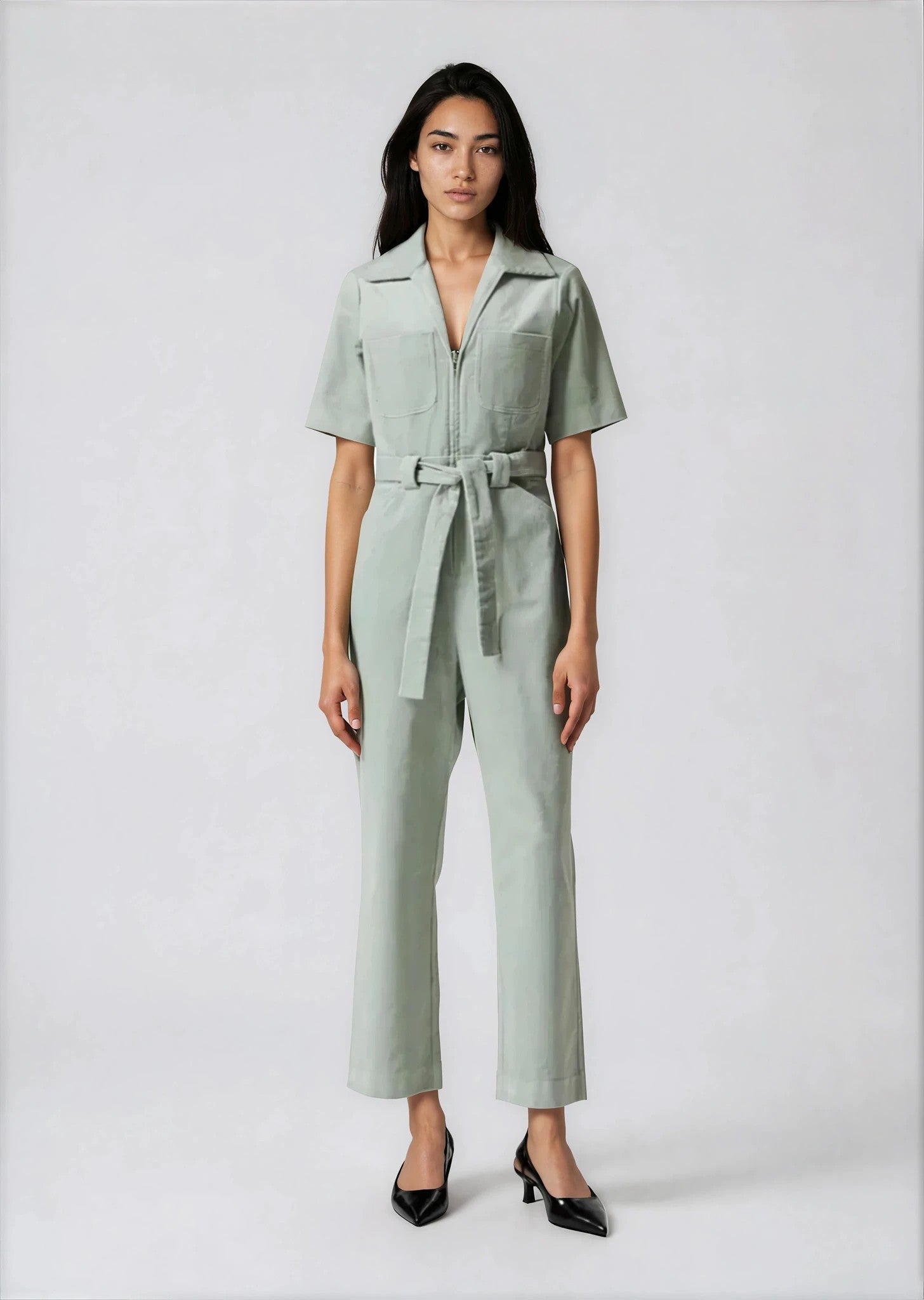& Other Stories - Sage Jumpsuit - Green -