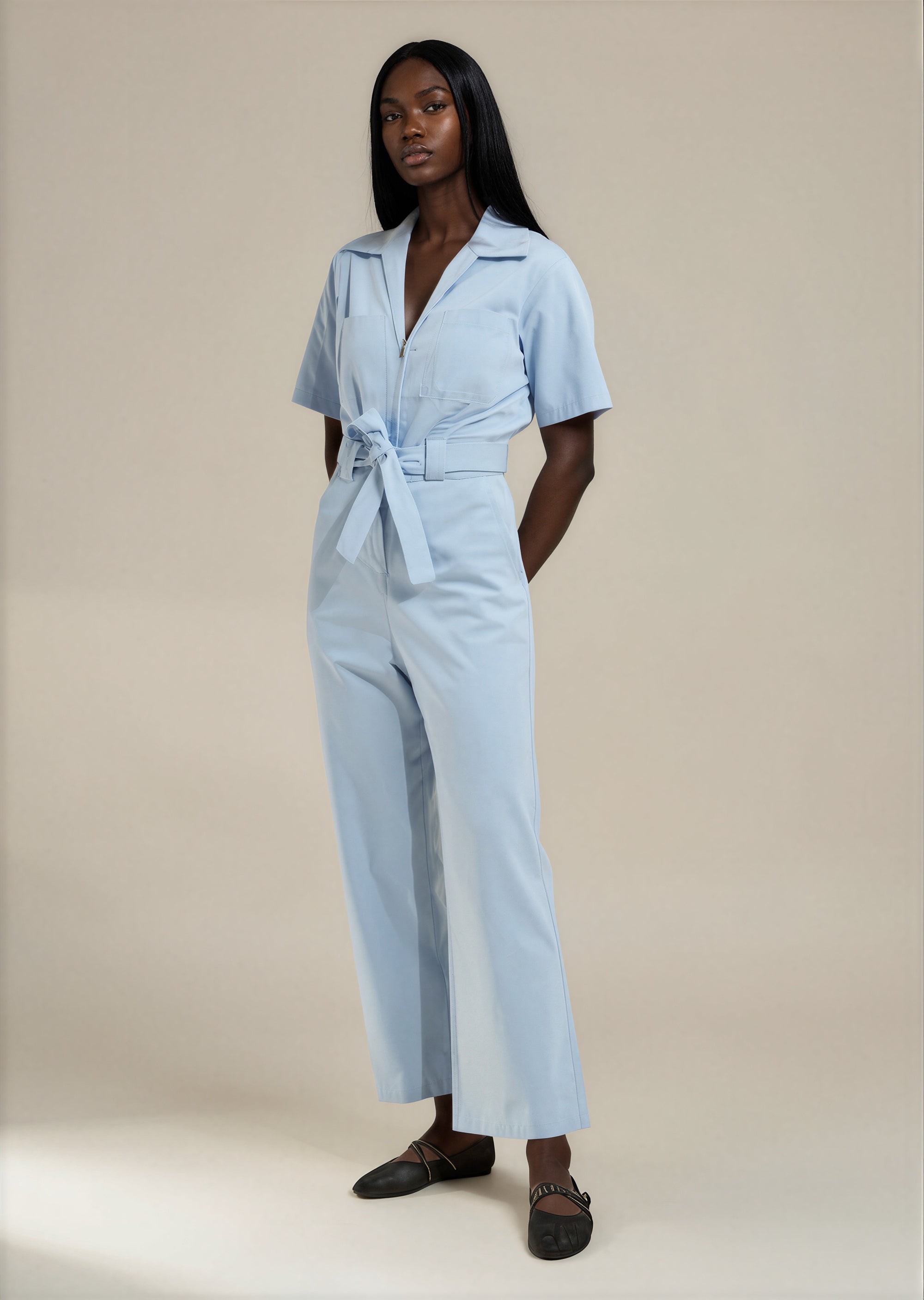 & Other Stories - Sage Jumpsuit - Blue -