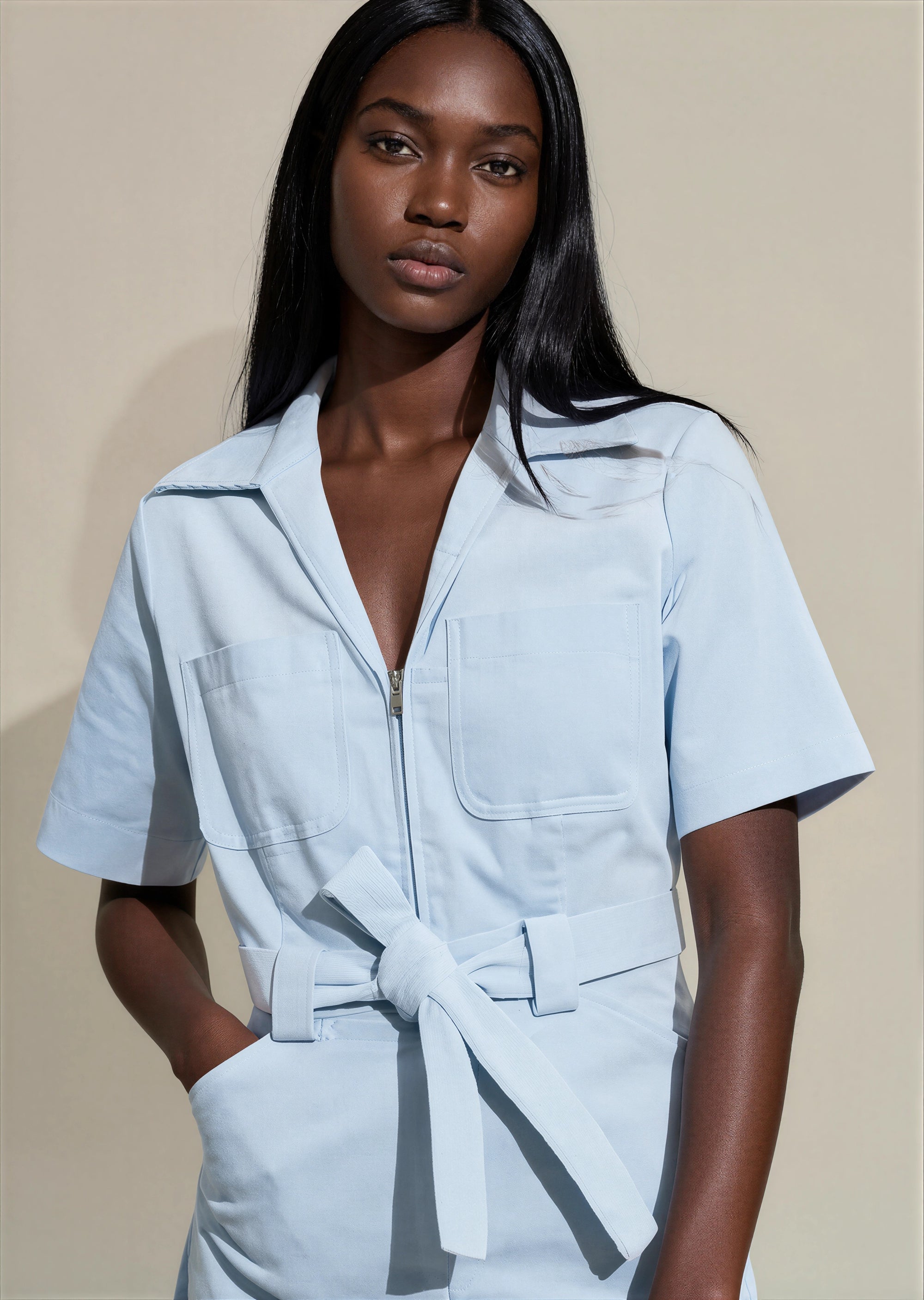 & Other Stories - Sage Jumpsuit - Blue -