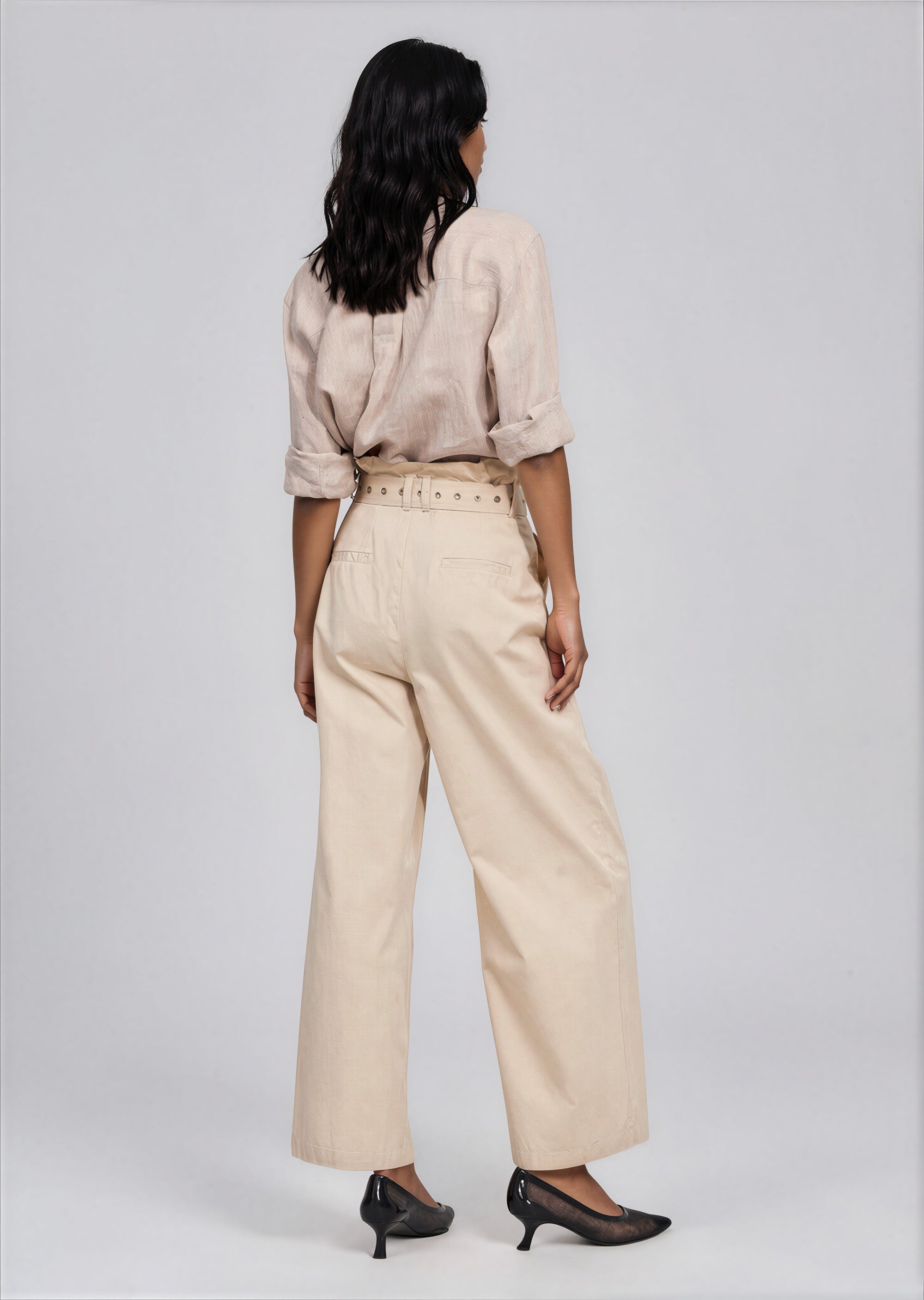 & Other Stories - Marian Trousers - Beige -