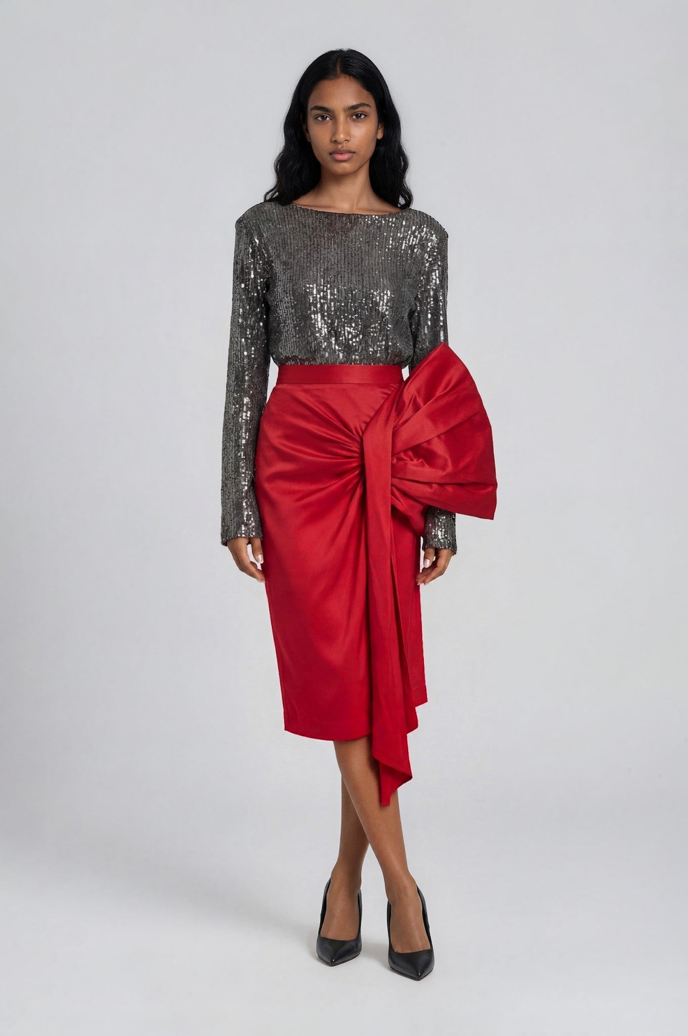 & Other Stories - Jagger Skirt - Red -