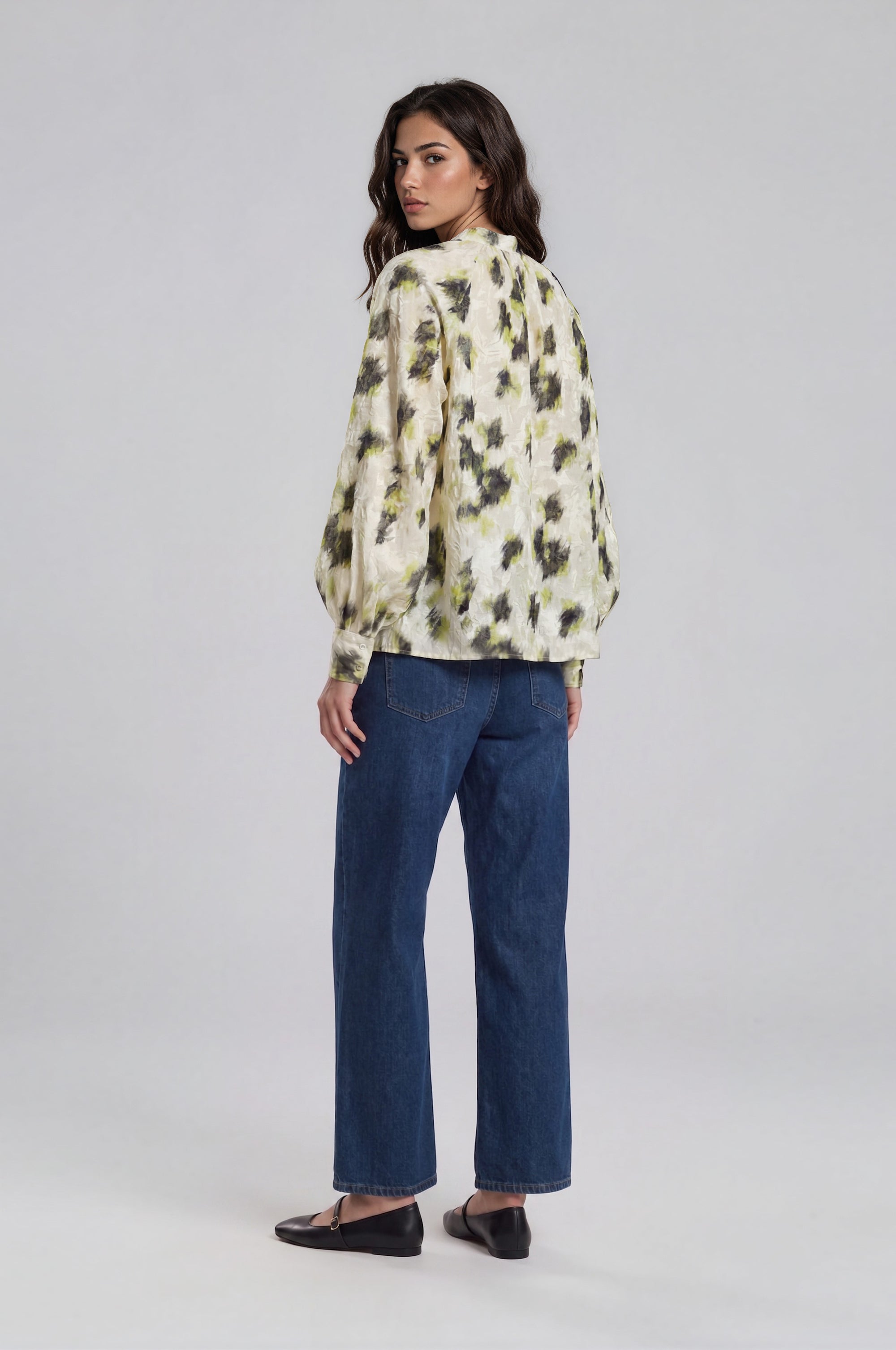 & Other Stories - Wide Cut Crop - Blue -