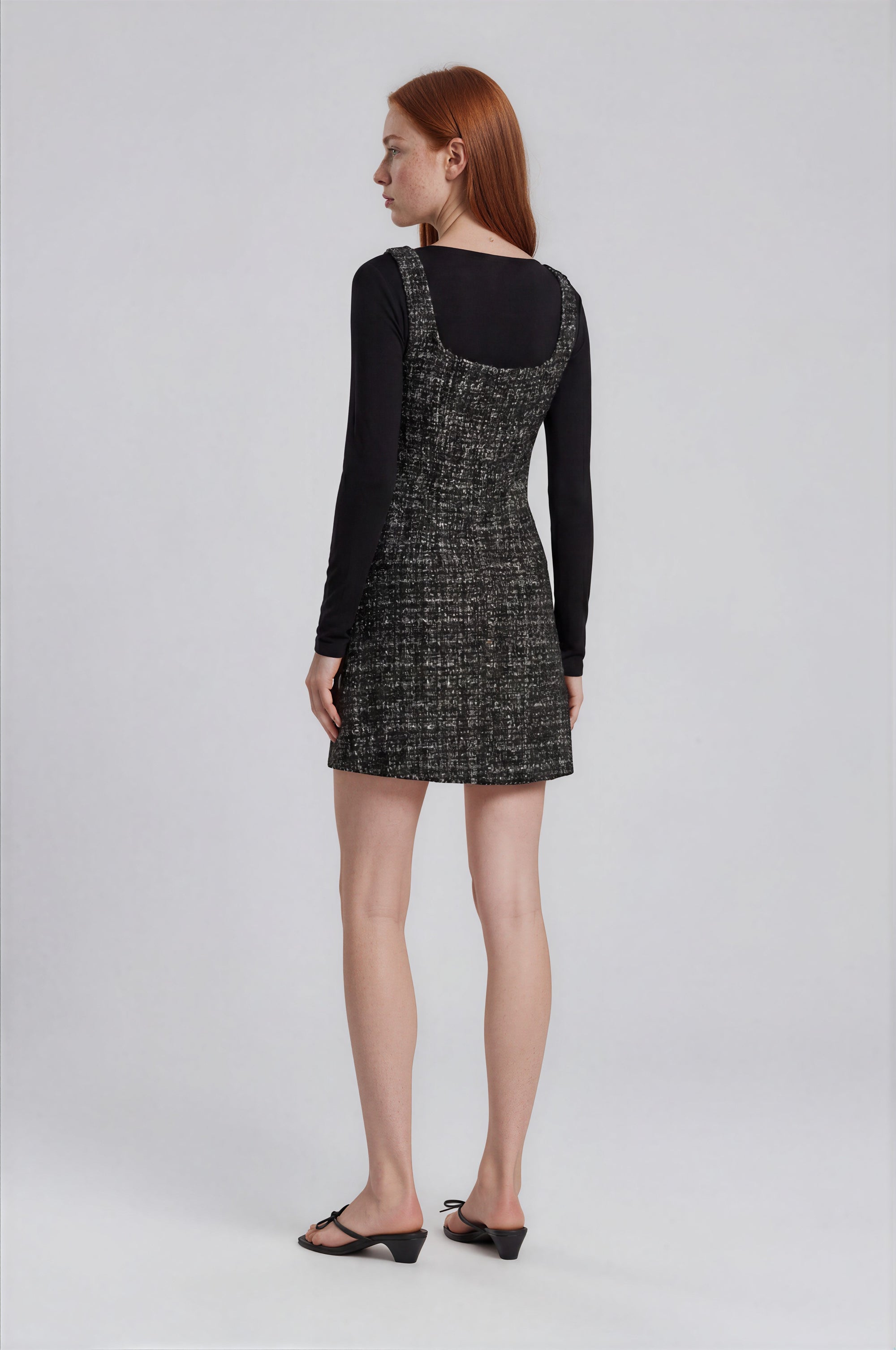 & Other Stories - Rosali Tweed Dress - Black -