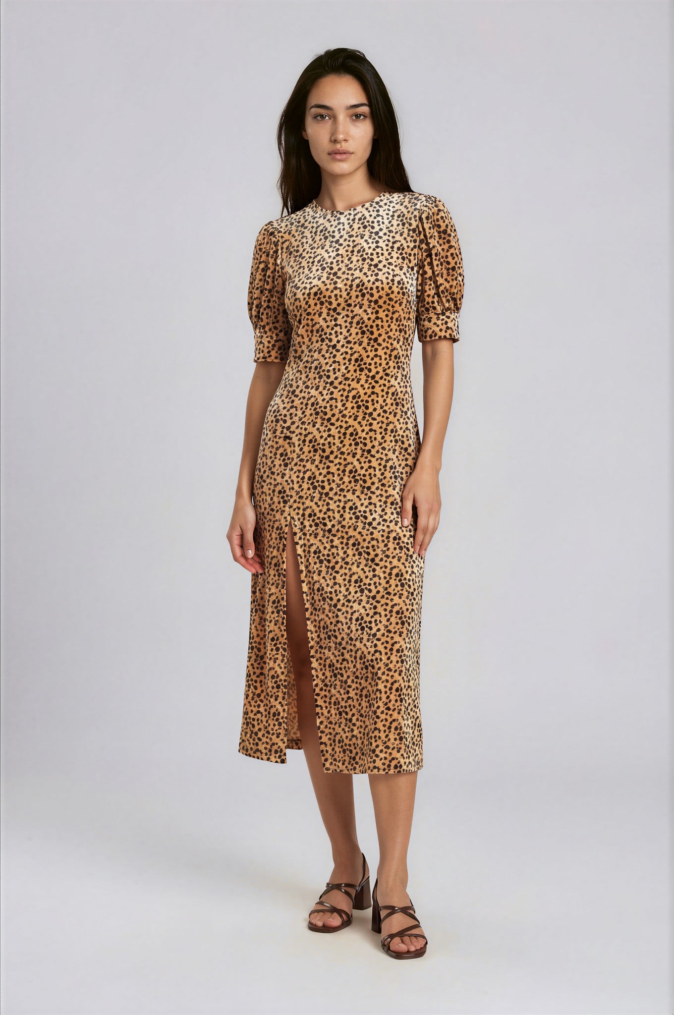 & Other Stories - Acelia Velvet Dress - Yellow -