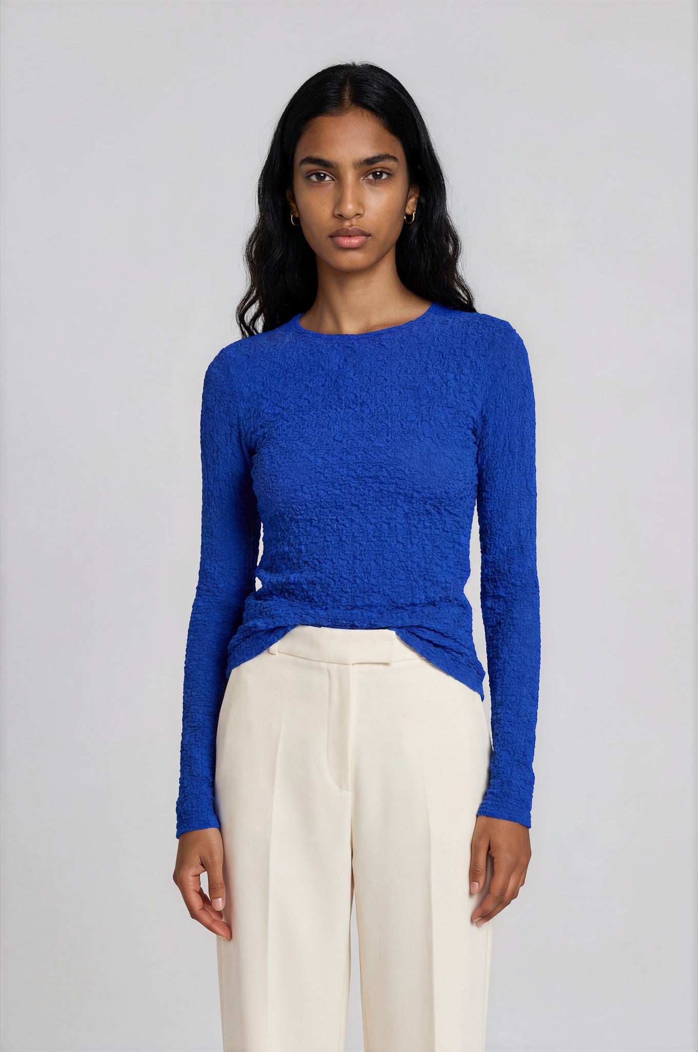 & Other Stories - Louise Smock Top - Blue -