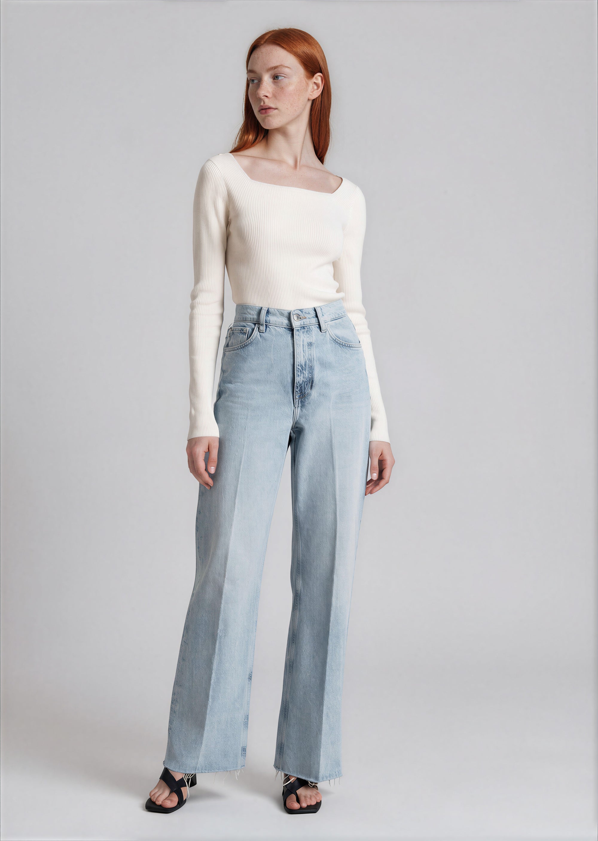 & Other Stories - Amela Sweater - White -