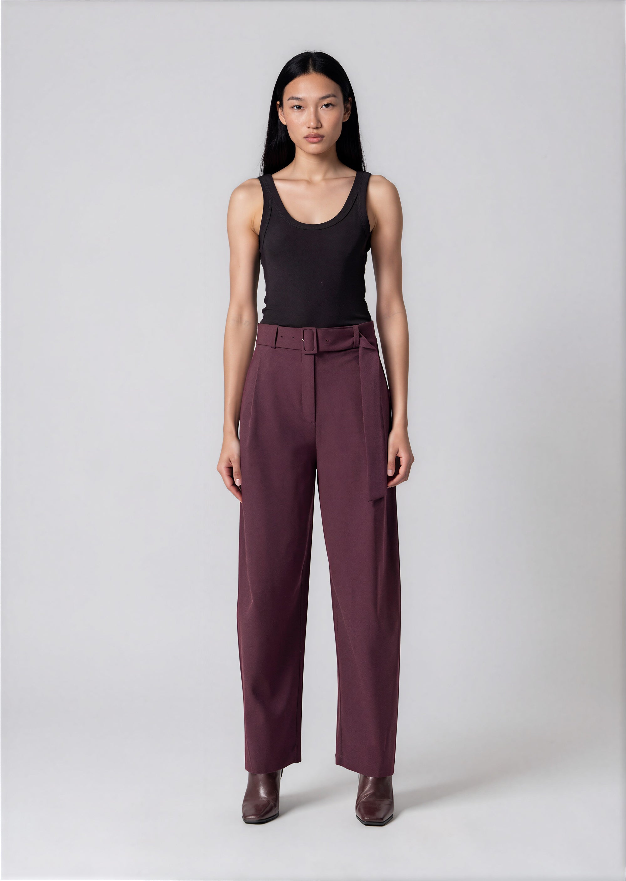 & Other Stories - Anna Wool Trouser - Purple -