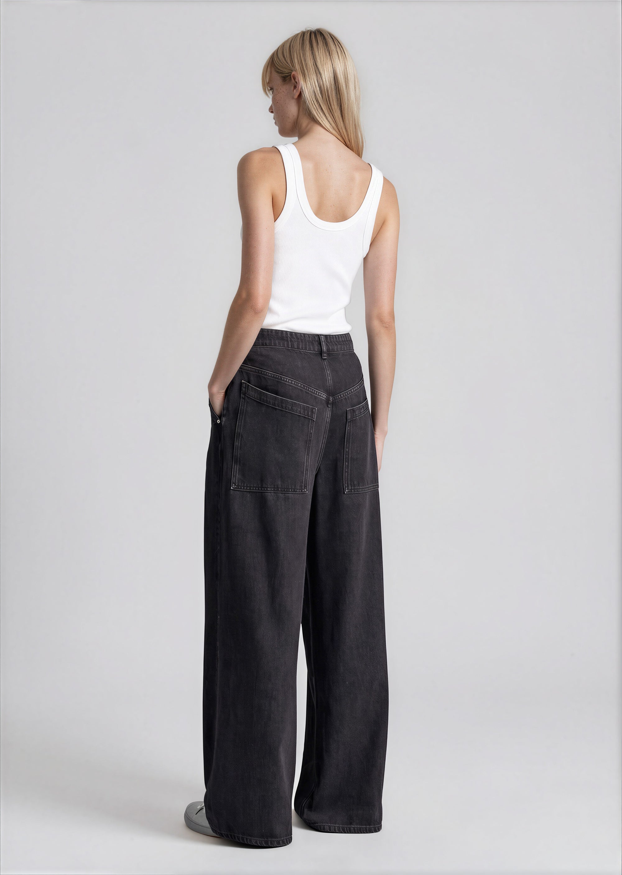 & Other Stories - Gem Cut Jeans - Black -