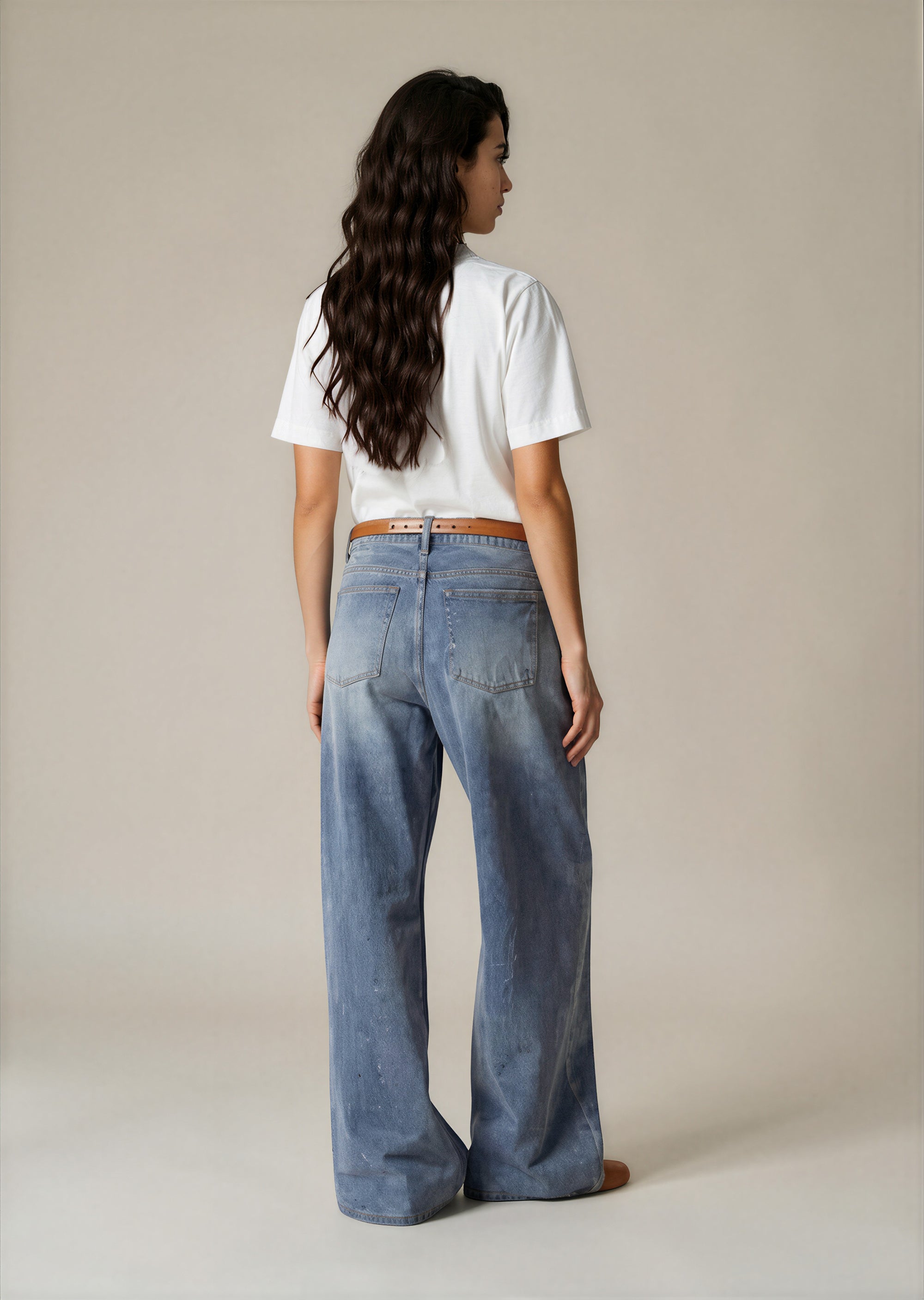 & Other Stories - Wide Cut Jeans - Blue -