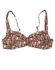Serei Swim - Ari Top - Brown Tropic -