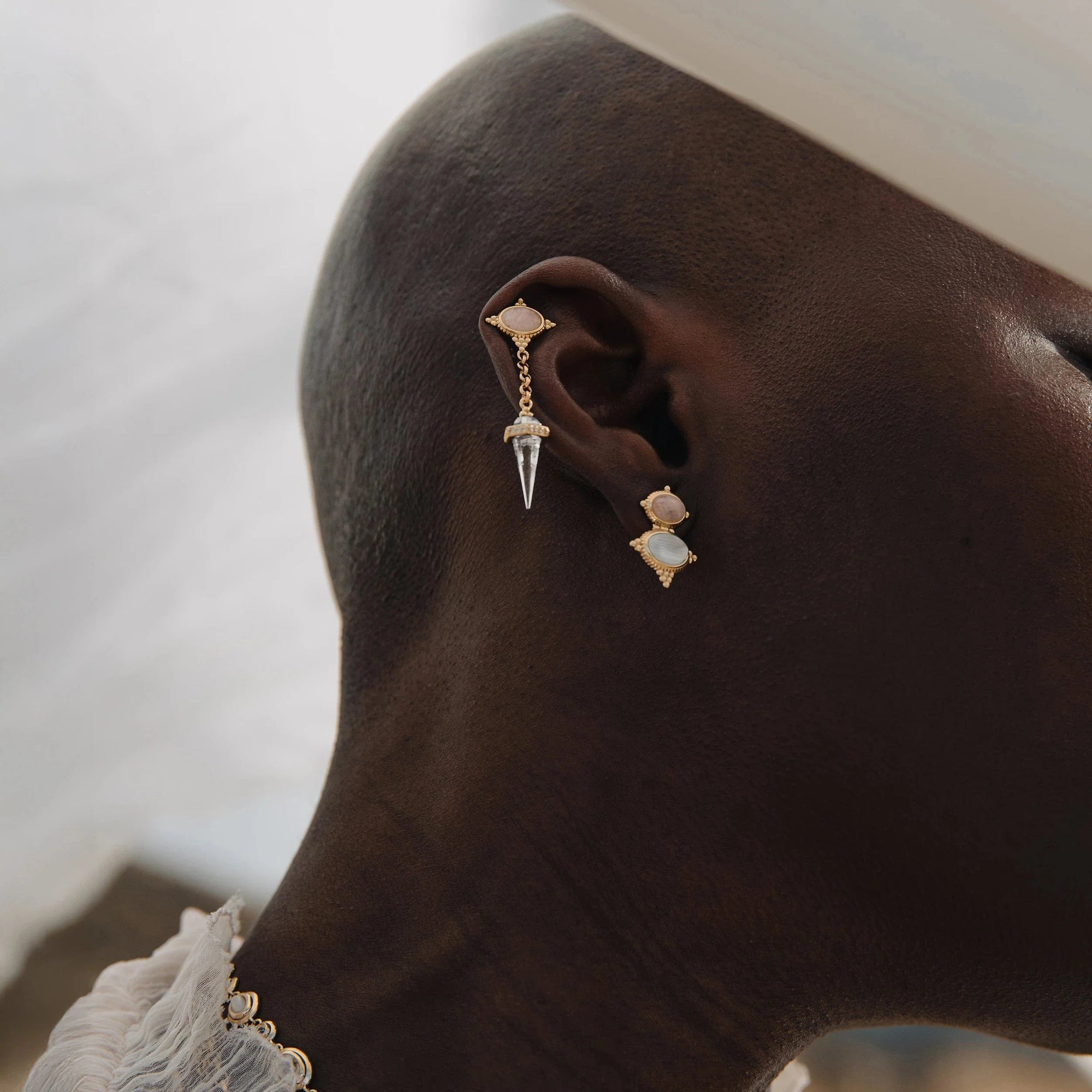 Awe Inspired - Oracle Pendulum Drop Earrings -