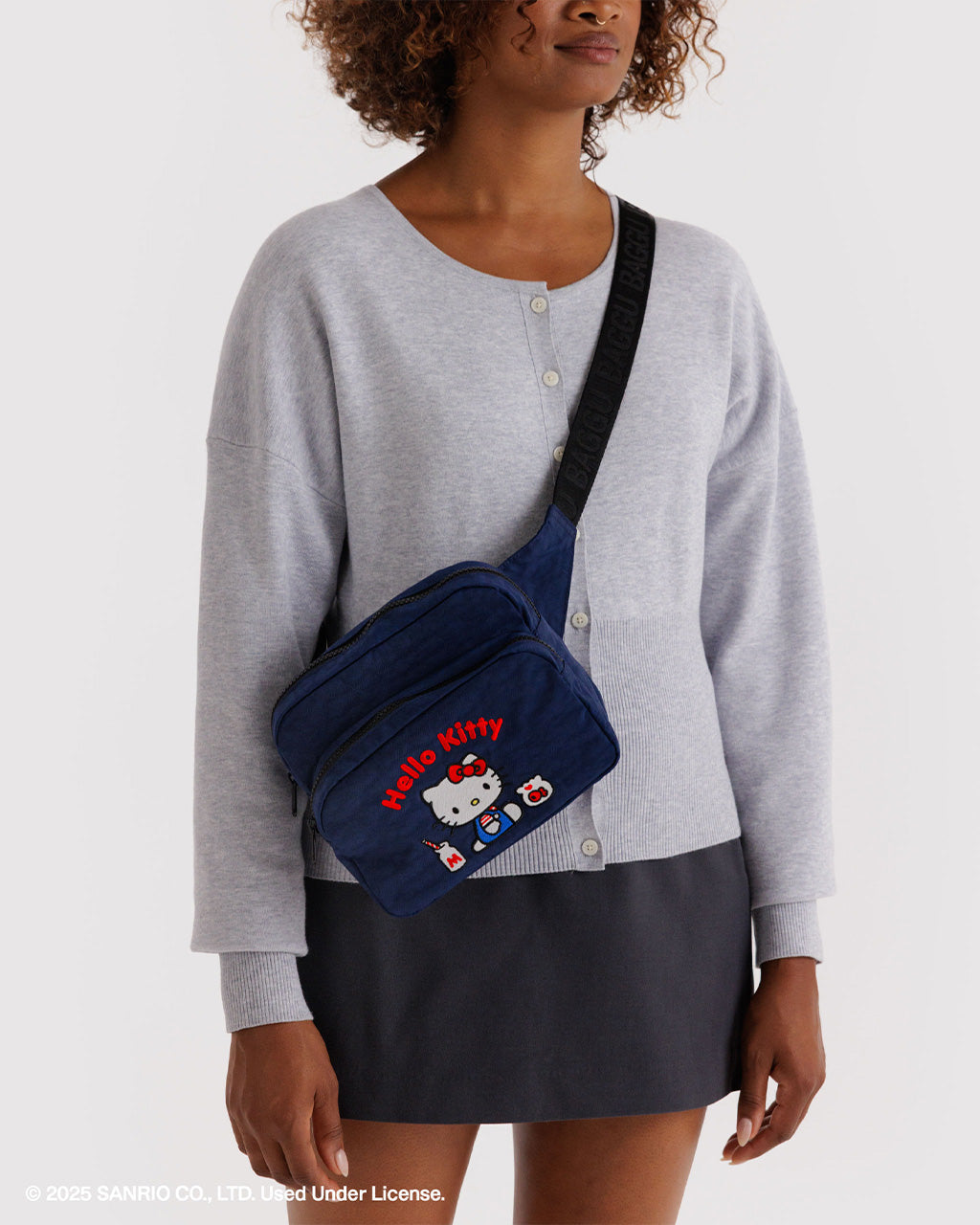 Baggu - Fanny Pack - Embroidered Hello Kitty Milkshake -