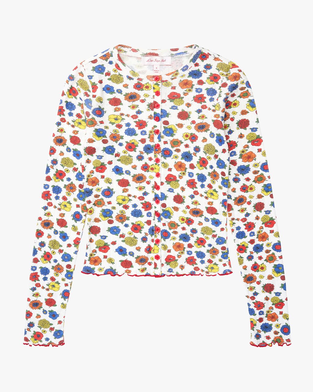 Lisa Says Gah - Poppy Cardigan - Primary Floral -