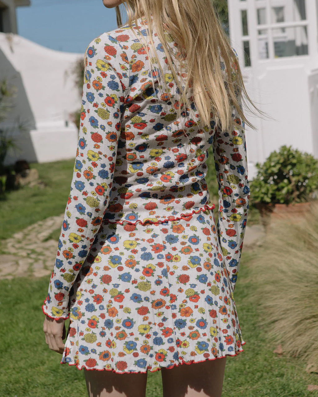Lisa Says Gah - Poppy Cardigan - Primary Floral -