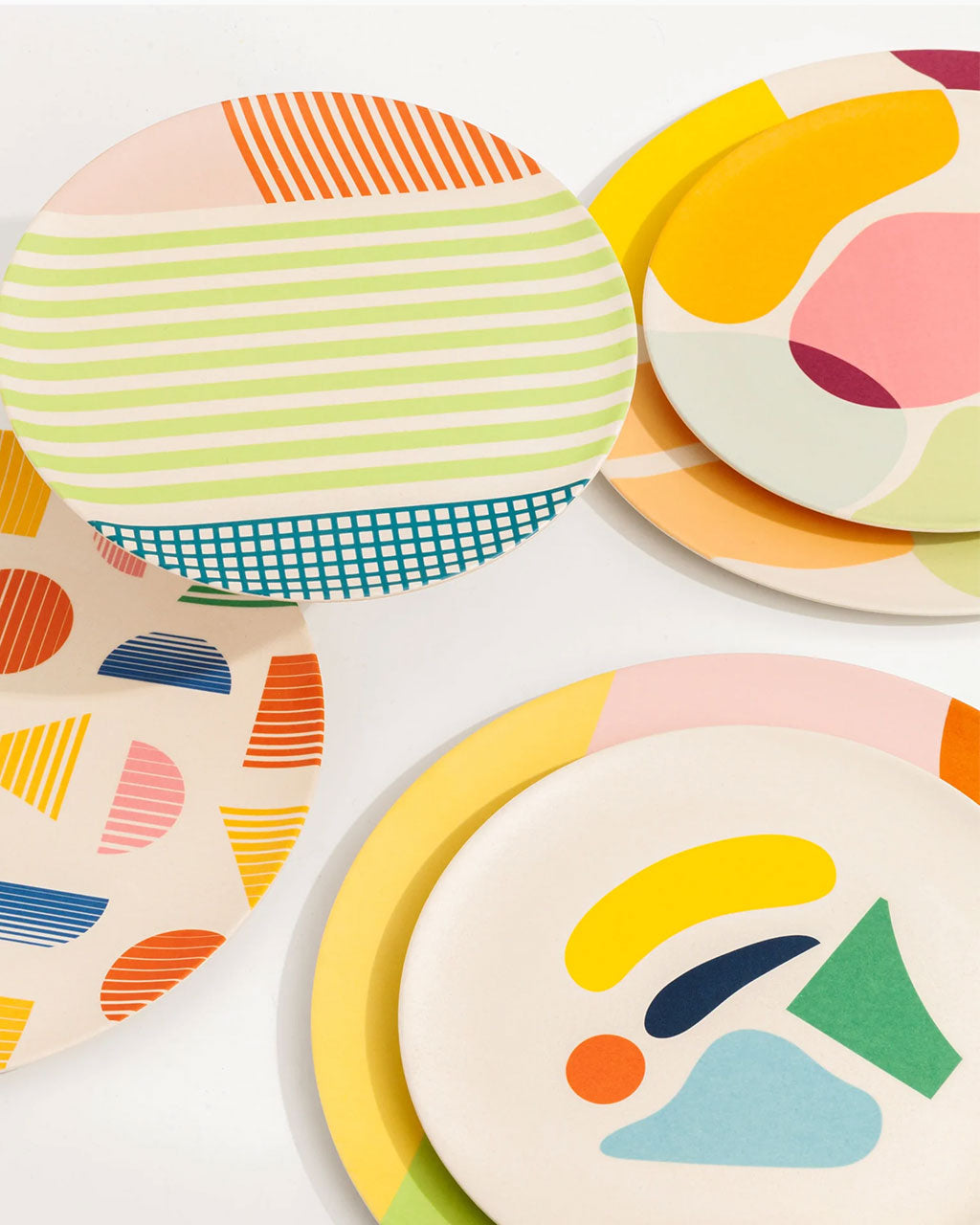 Poketo - Bamboo Salad Plate Set - Boulders -