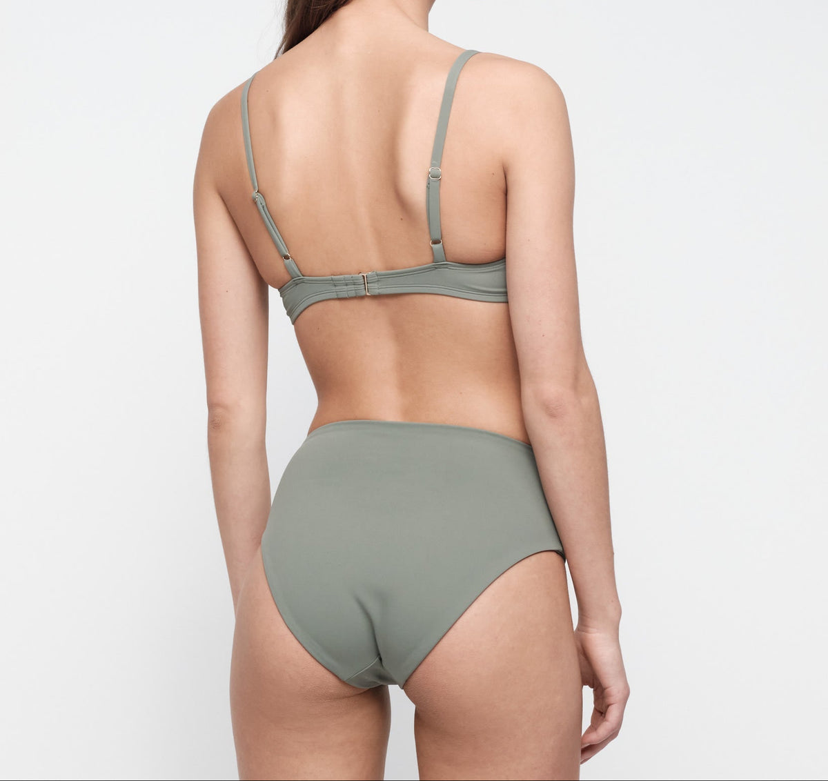 Organic Basics - Swim High-Rise Bikini Bottom - Seaweed -