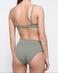 Organic Basics - Swim High-Rise Bikini Bottom - Seaweed -