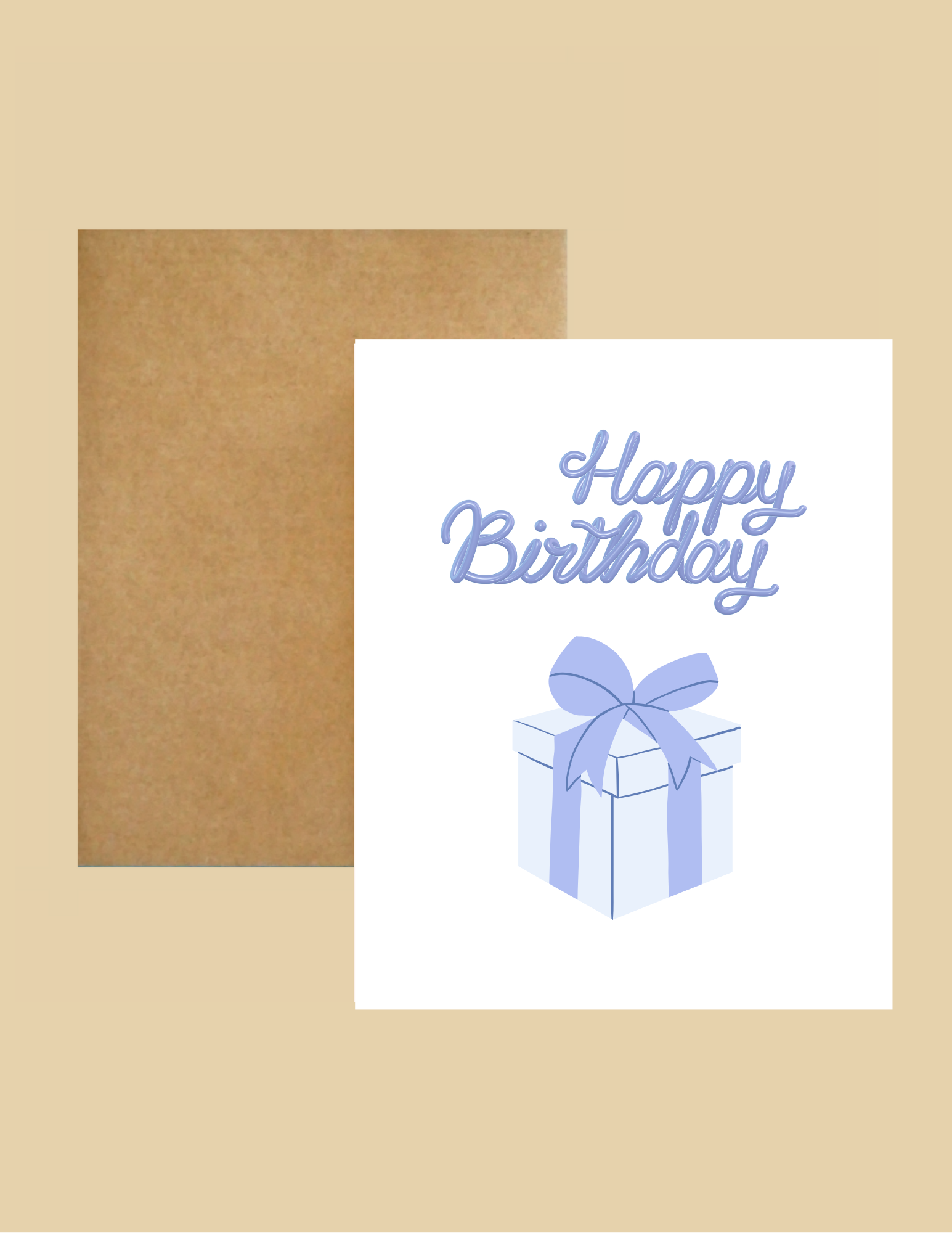 Nice Paper - Greeting Card - Birthday Present -