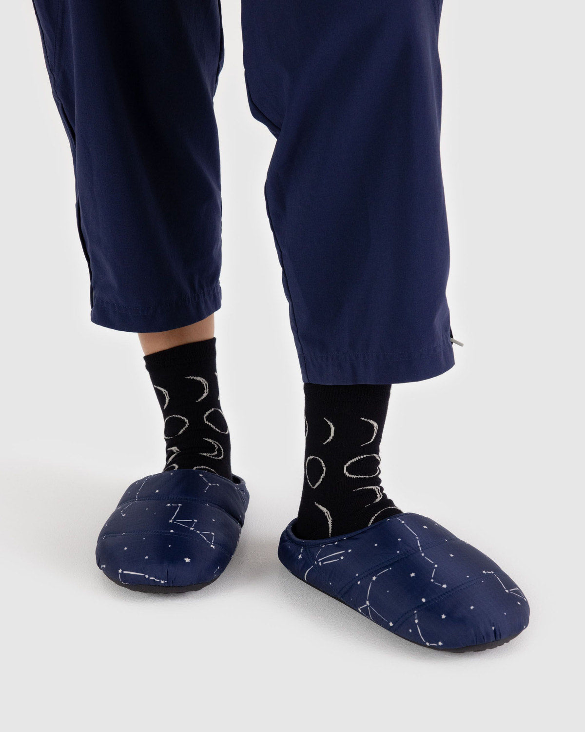 Baggu - Puffy Slippers - Constellation Midnight -