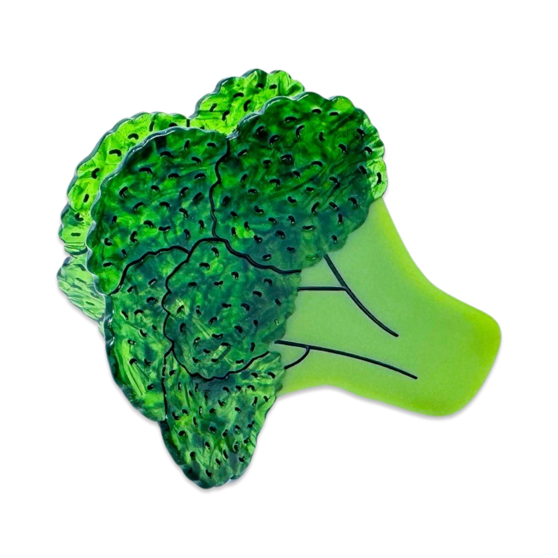 Jenny Lemons - Large Broccoli Hair Clip -