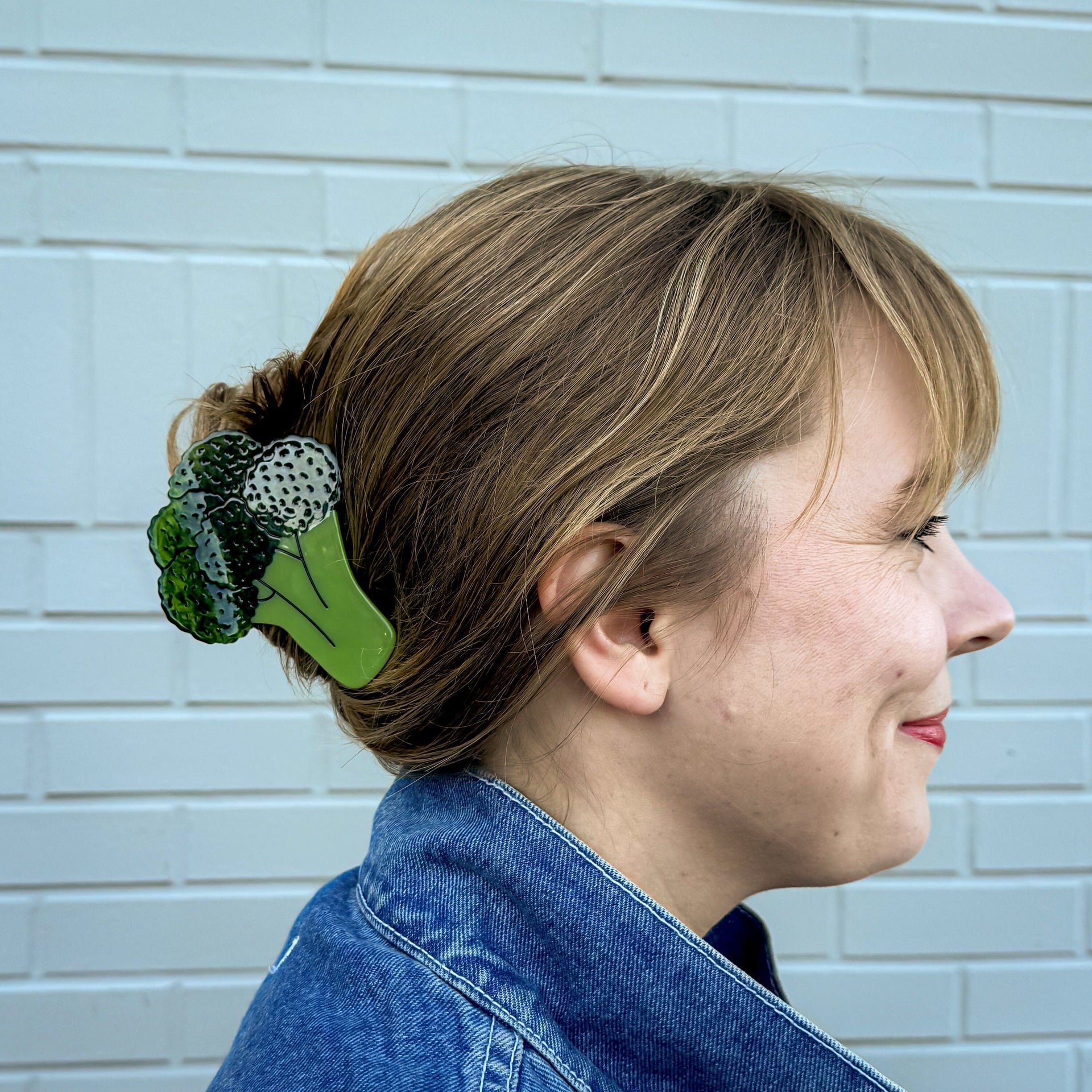 Jenny Lemons - Large Broccoli Hair Clip -