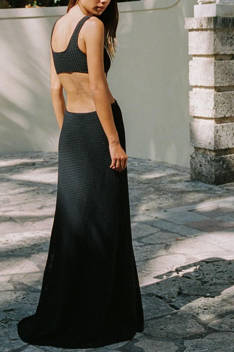 Montce - Black Crochet Ky Dress -