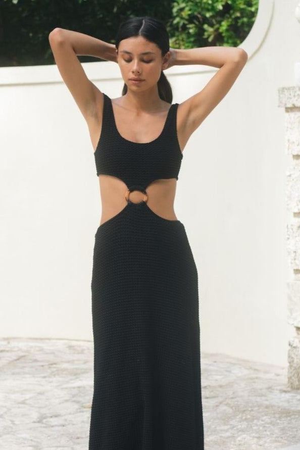 Montce - Black Crochet Ky Dress -