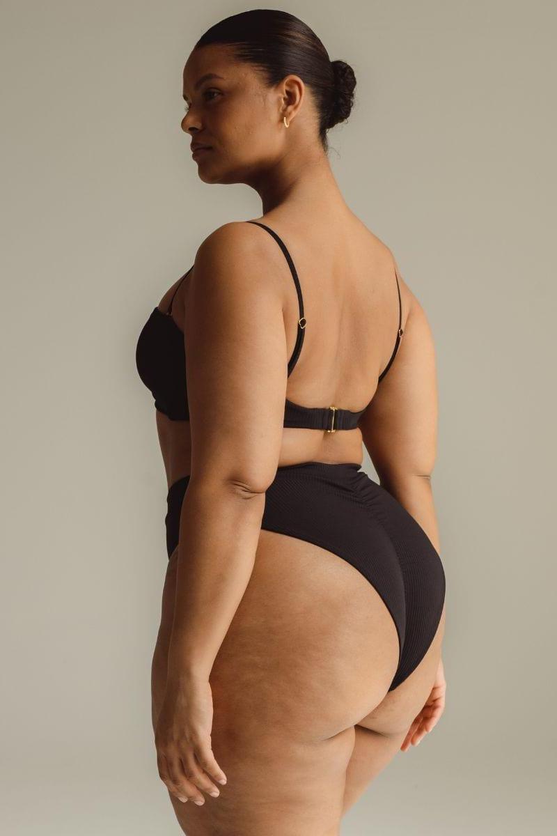 Montce - Black Rib Summer Bikini Top -