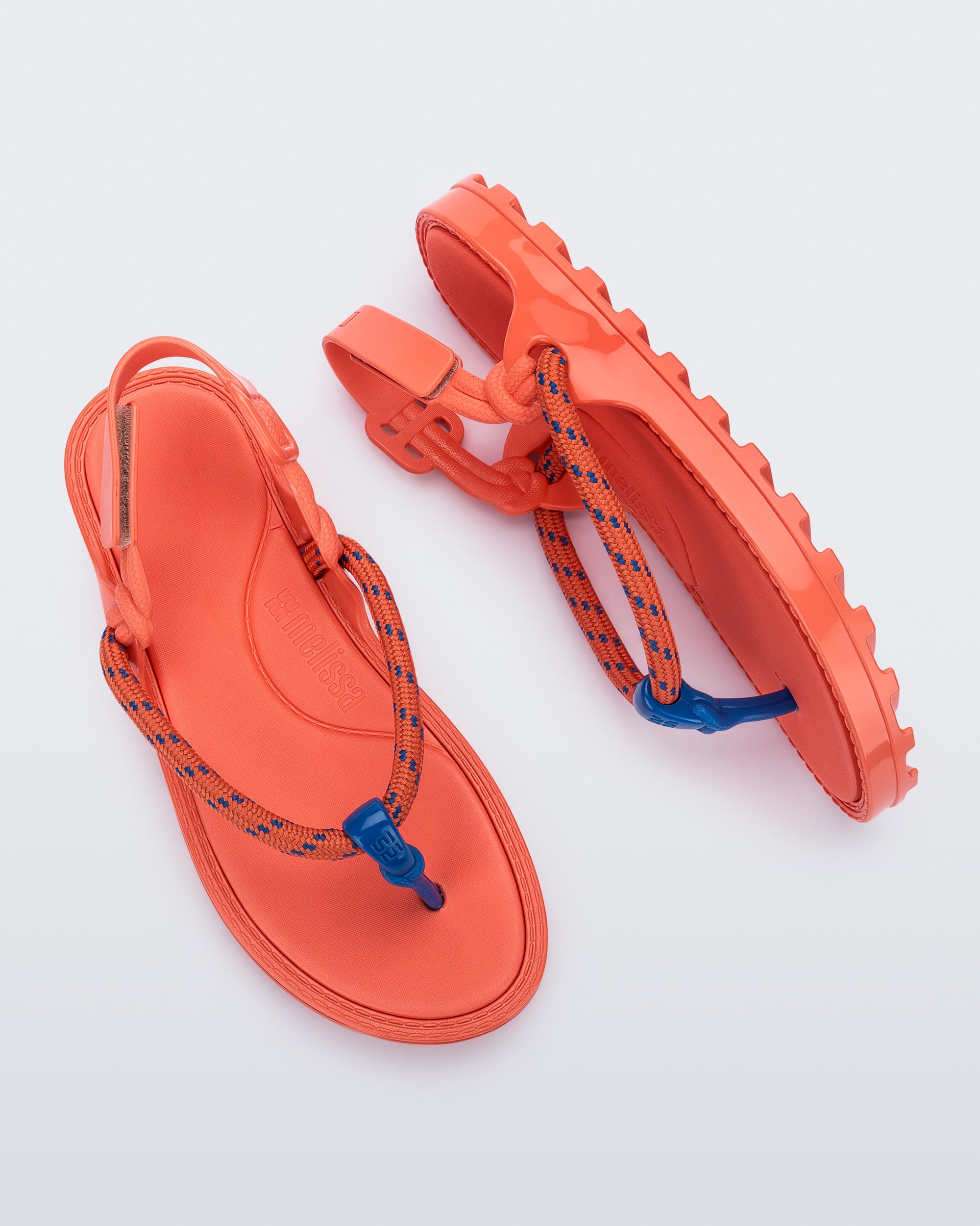 Melissa - Bond Sandal - Orange/Blue -