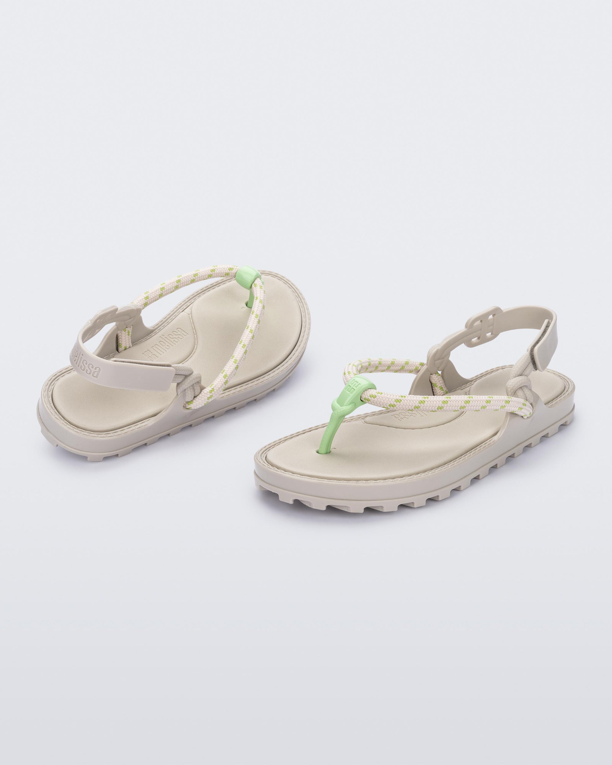 Melissa - Bond Sandal - Beige/Green -
