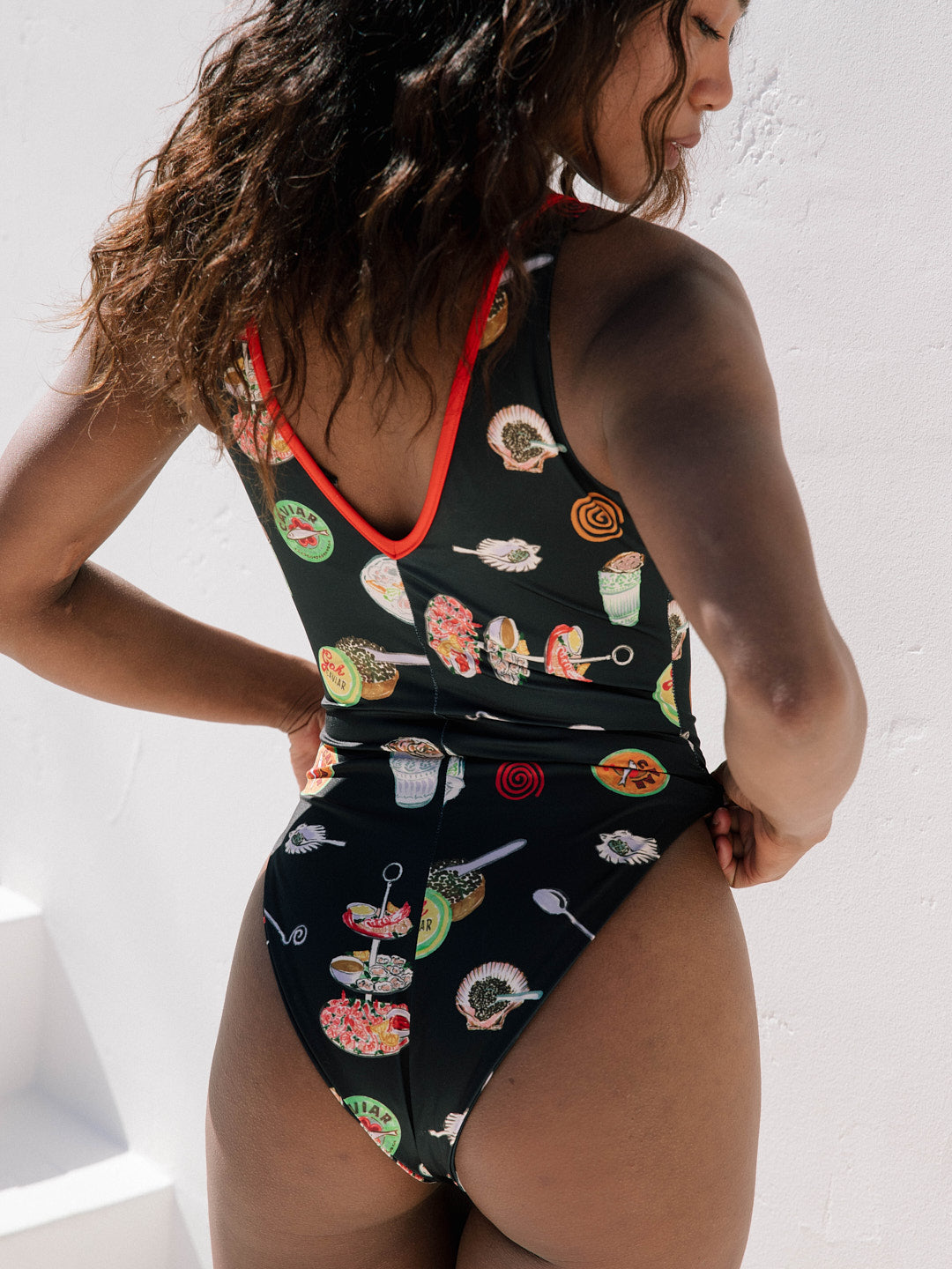 Lisa Says Gah - Gena One Piece - Caviar Dreams Black -
