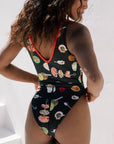 Lisa Says Gah - Gena One Piece - Caviar Dreams Black -