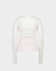 SAEMDI - BLANCHE FITTED JERSEY BRA TOP -