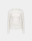 SAEMDI - BLANCHE FITTED JERSEY BRA TOP -