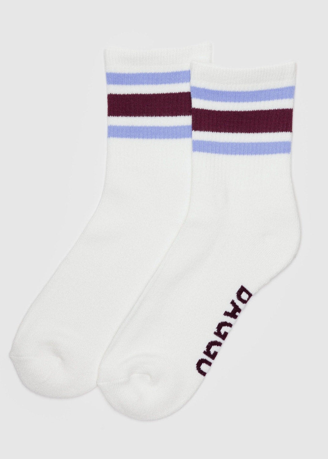 Baggu - Ribbed Sock - Ivory Stripe -