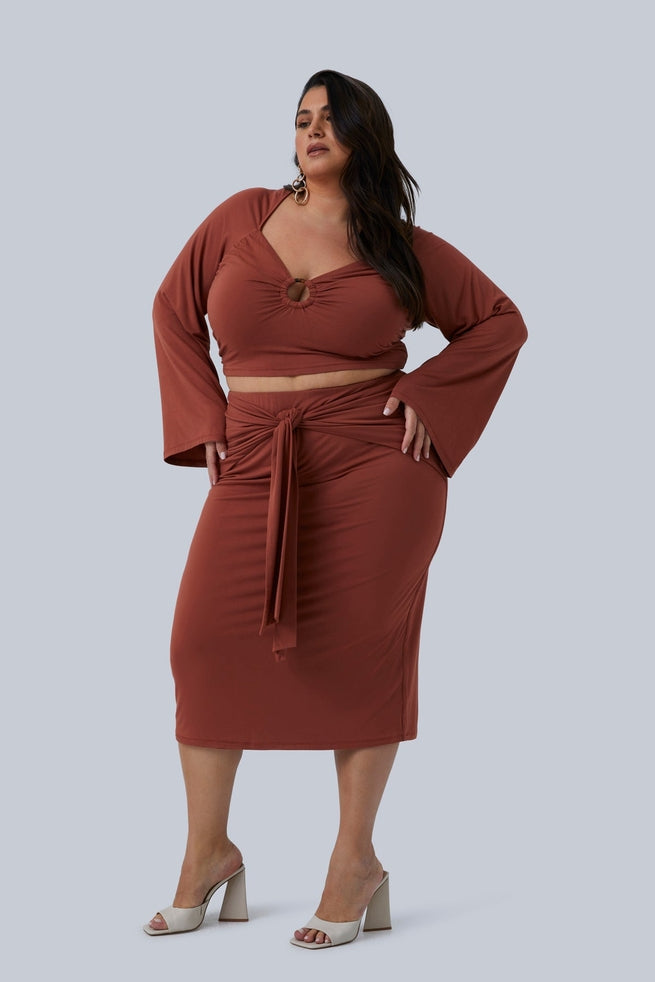 GIA/irl - Gigi Skirt - Rust -