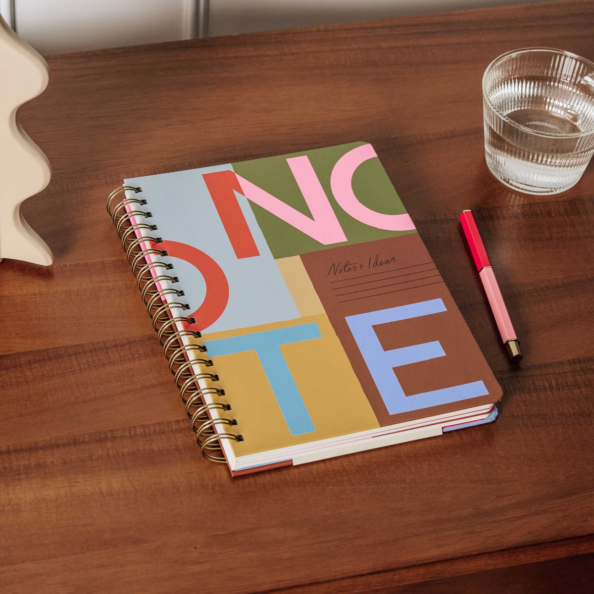 Colorblock Spiral Notebook
