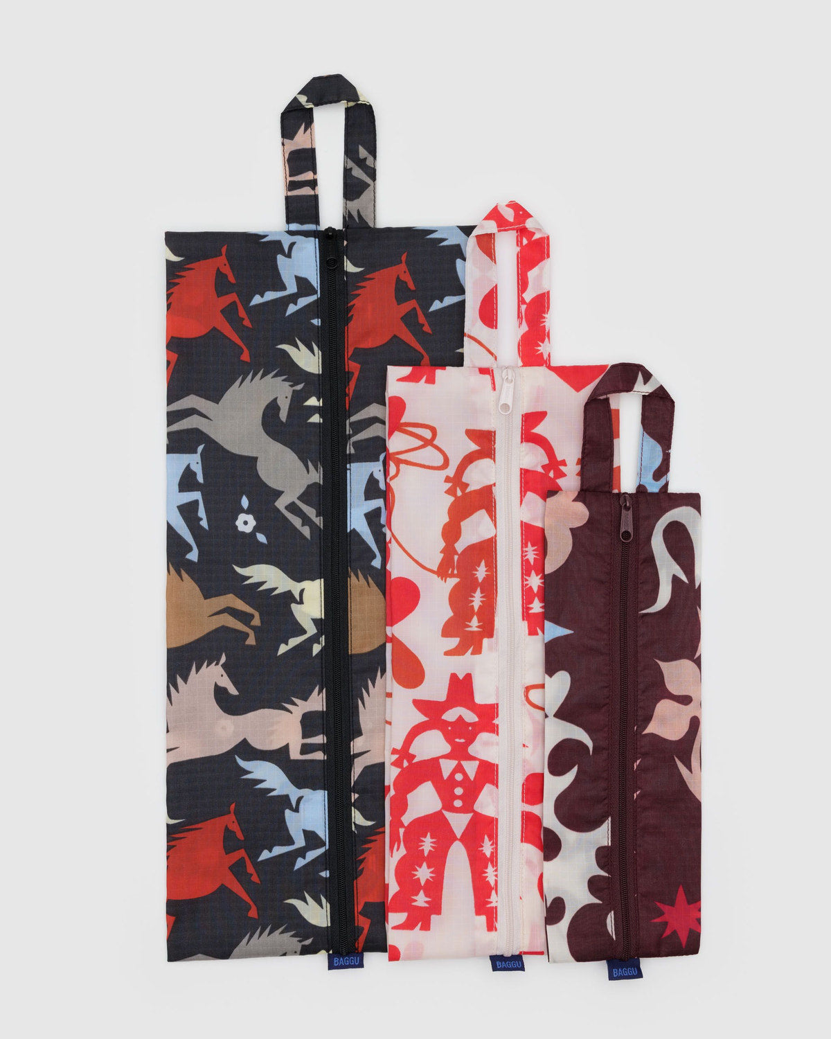 Baggu - 3D Zip Set - Western Cut-Outs -