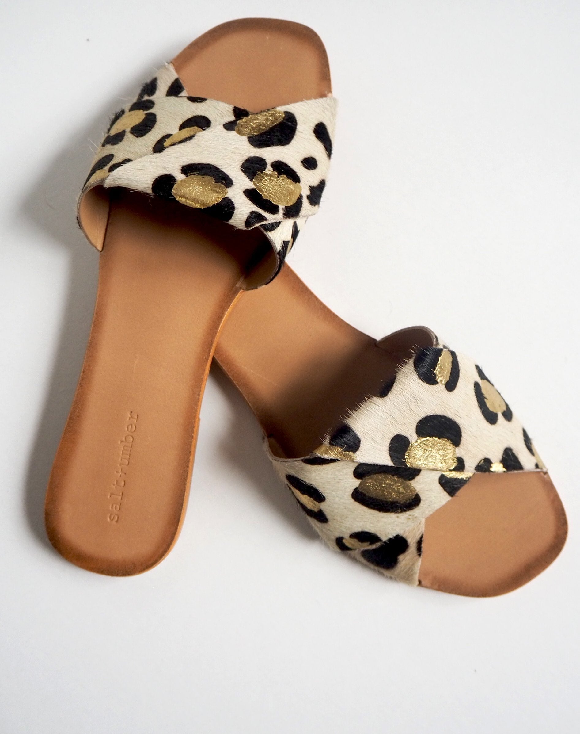 salt + umber - Bora Bora - Leopard Metallic -