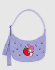 Baggu - Medium Nylon Crescent Bag - Embroidered My Melody Strawberry -