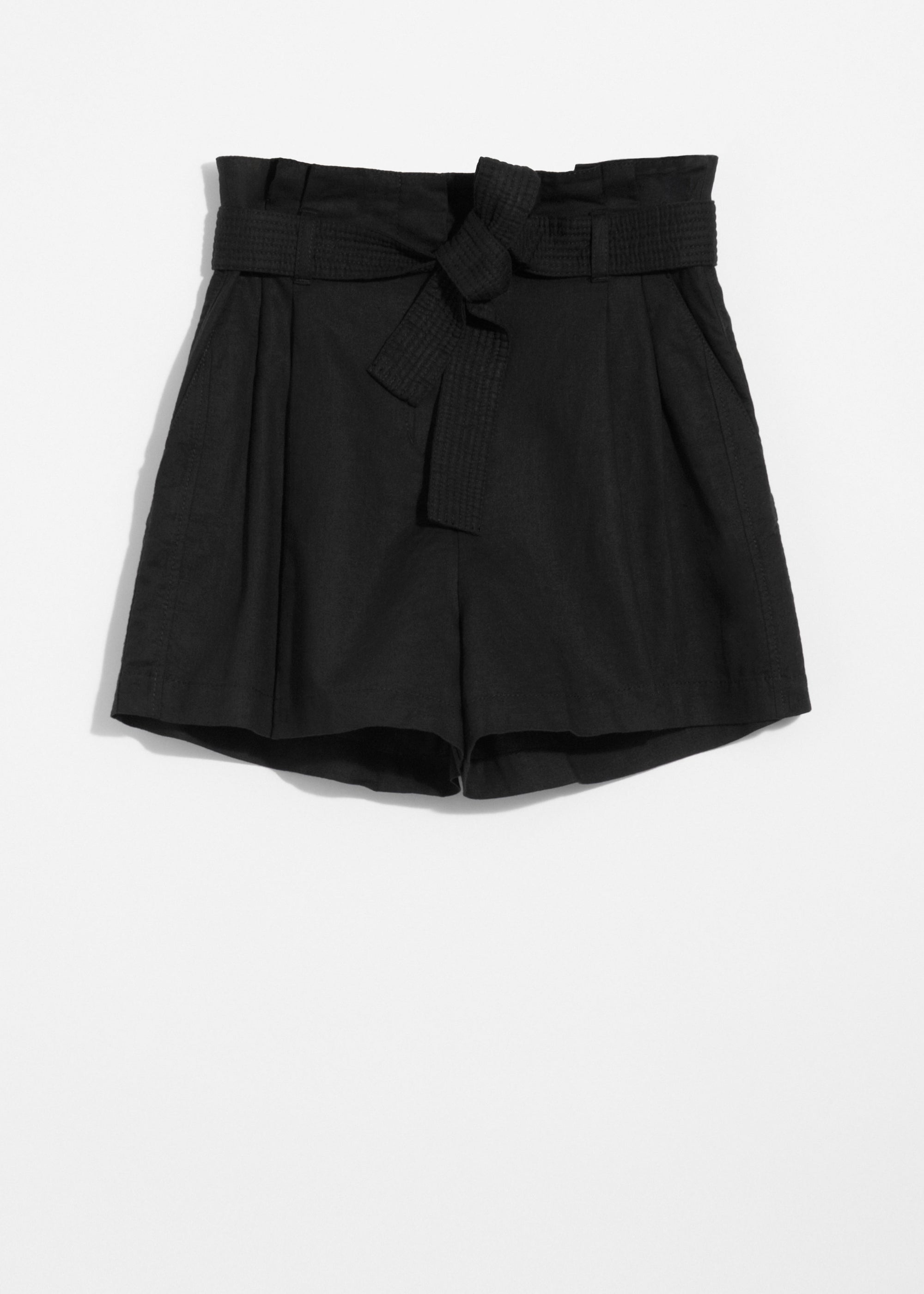 &amp; Other Stories - Aki Linen Shorts - Black -