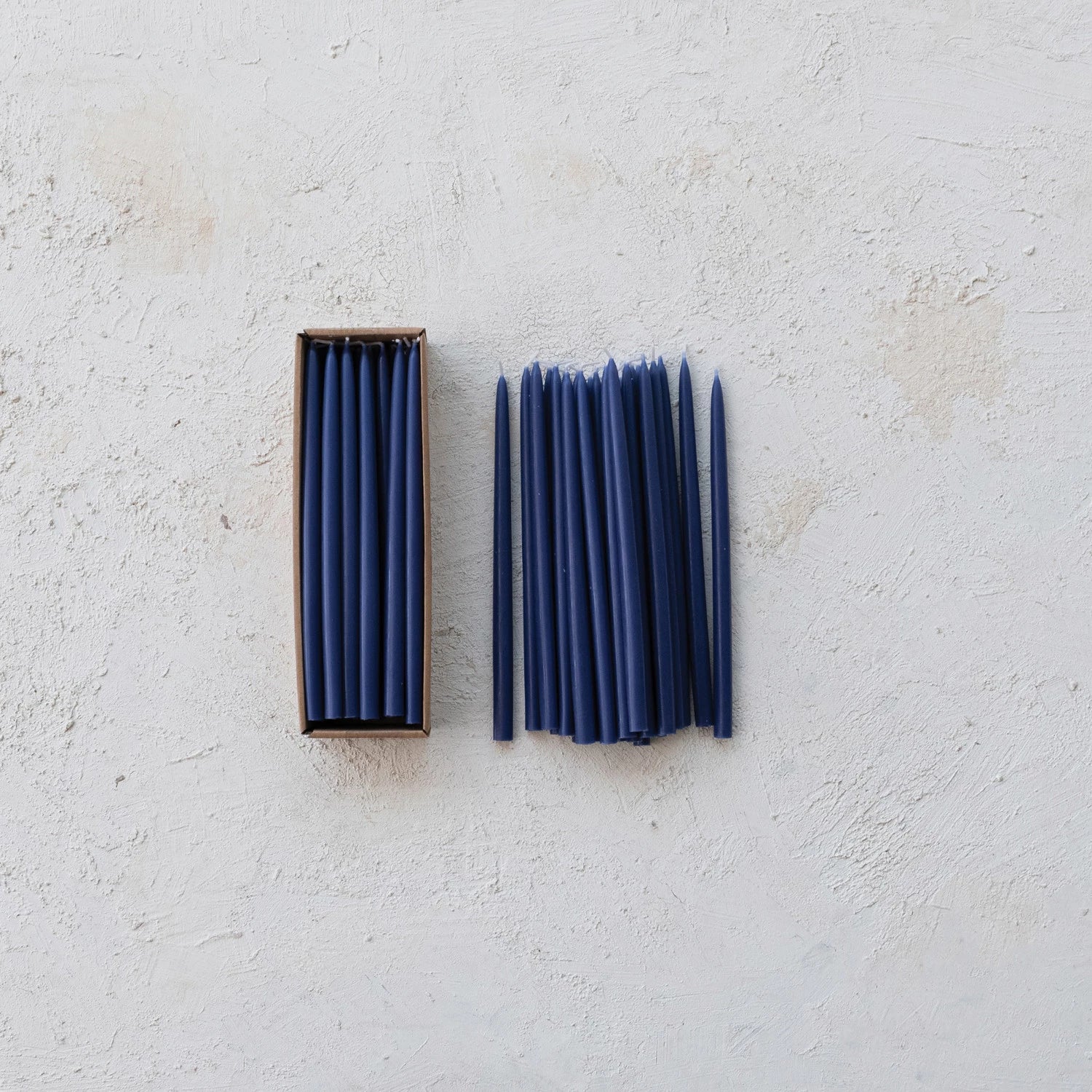 Creative Co. - Thin Taper Candles Set of 24 - Navy -