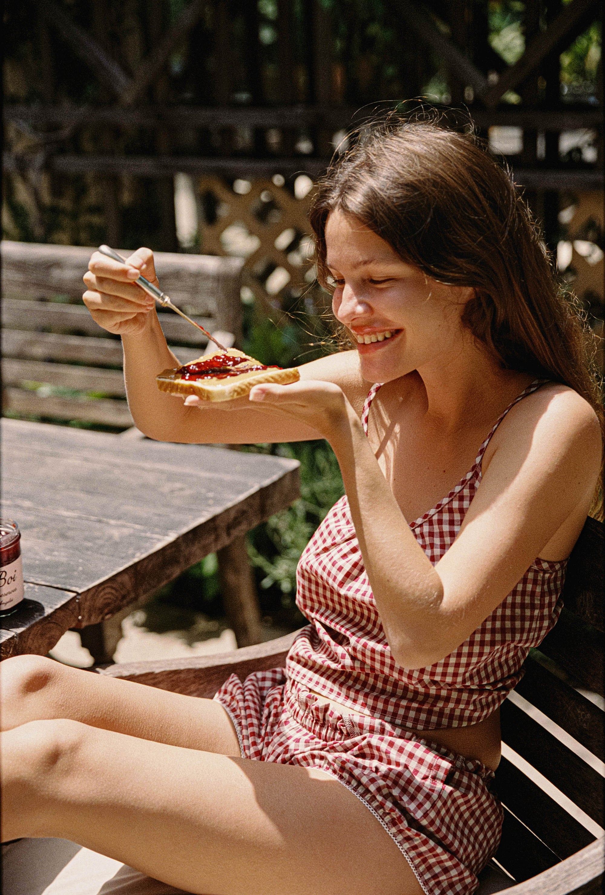 Rat Boi - Easy Bloomer Short - Cherry Gingham -